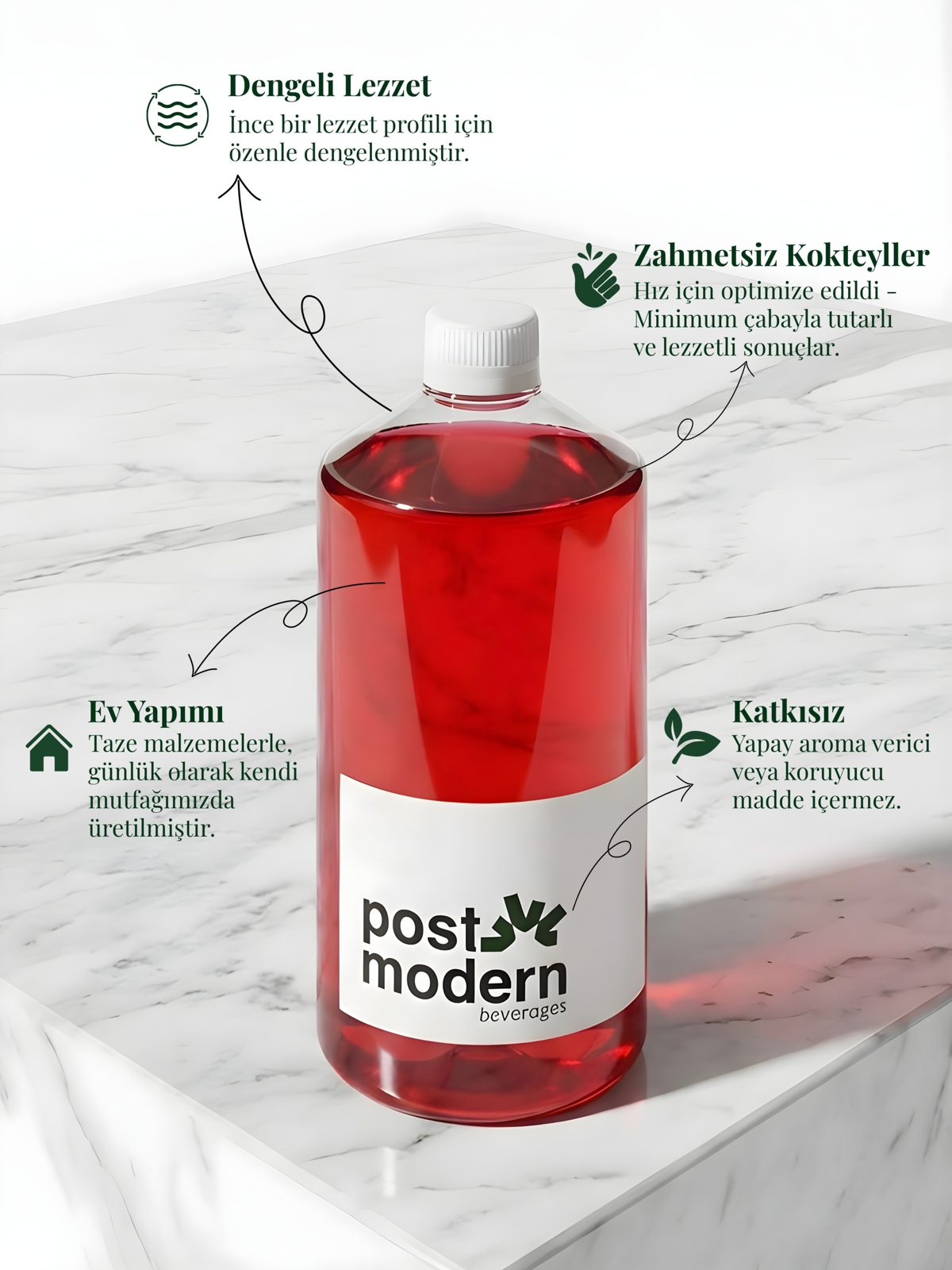 Postmodern Beverages üretim değerleri